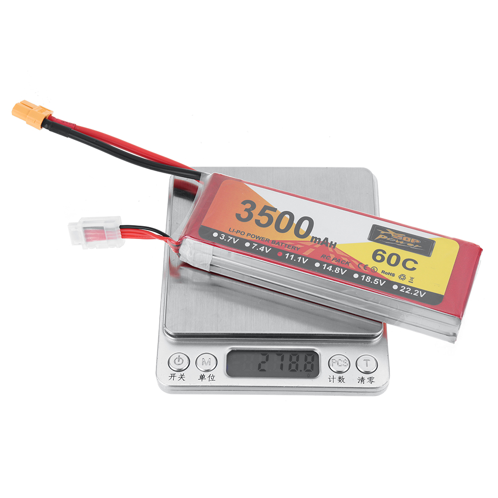 ZOPPOWER111V3500mAh60C3SLiPoBatteryXT60PlugforRCDrone-1980037-10