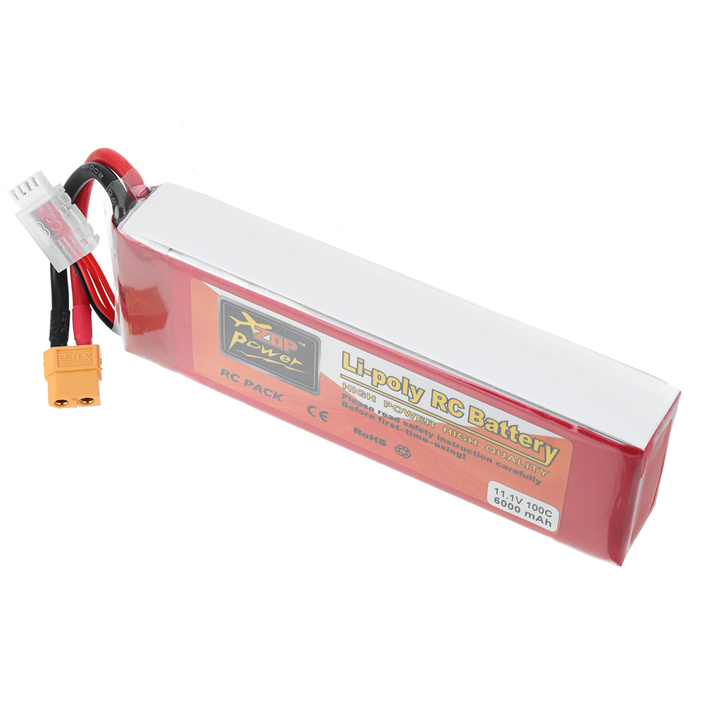ZOPPOWER111V6000mAh100C3SLiPoBatteryXT60PlugforRCDrone-1979934-2