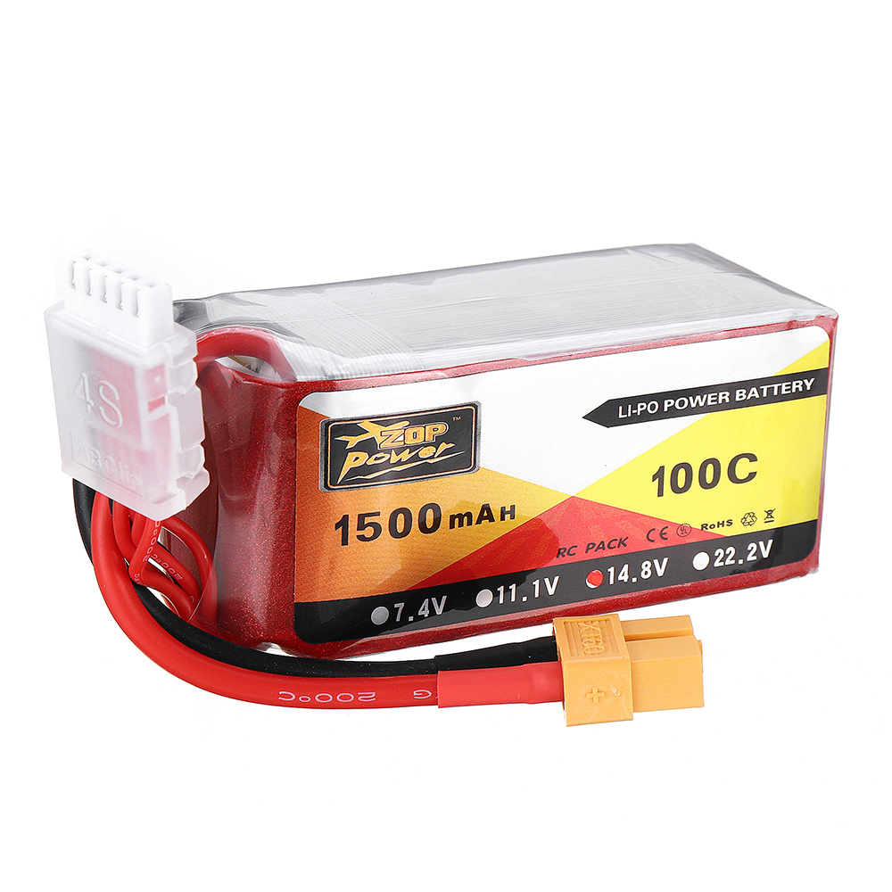 ZOPPOWER148V1500mAH100C4SLipoBatteryWithXT60PlugforEachineWizardX220SFPVRacerRCDrone-1329733-2