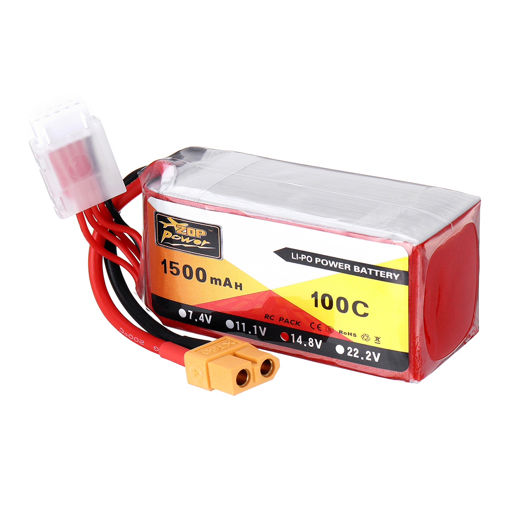 ZOPPOWER148V1500mAH100C4SLipoBatteryWithXT60PlugforEachineWizardX220SFPVRacerRCDrone-1329733-3