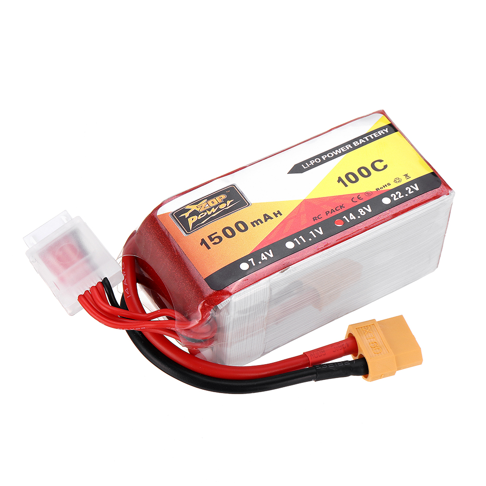 ZOPPOWER148V1500mAH100C4SLipoBatteryWithXT60PlugforEachineWizardX220SFPVRacerRCDrone-1329733-4