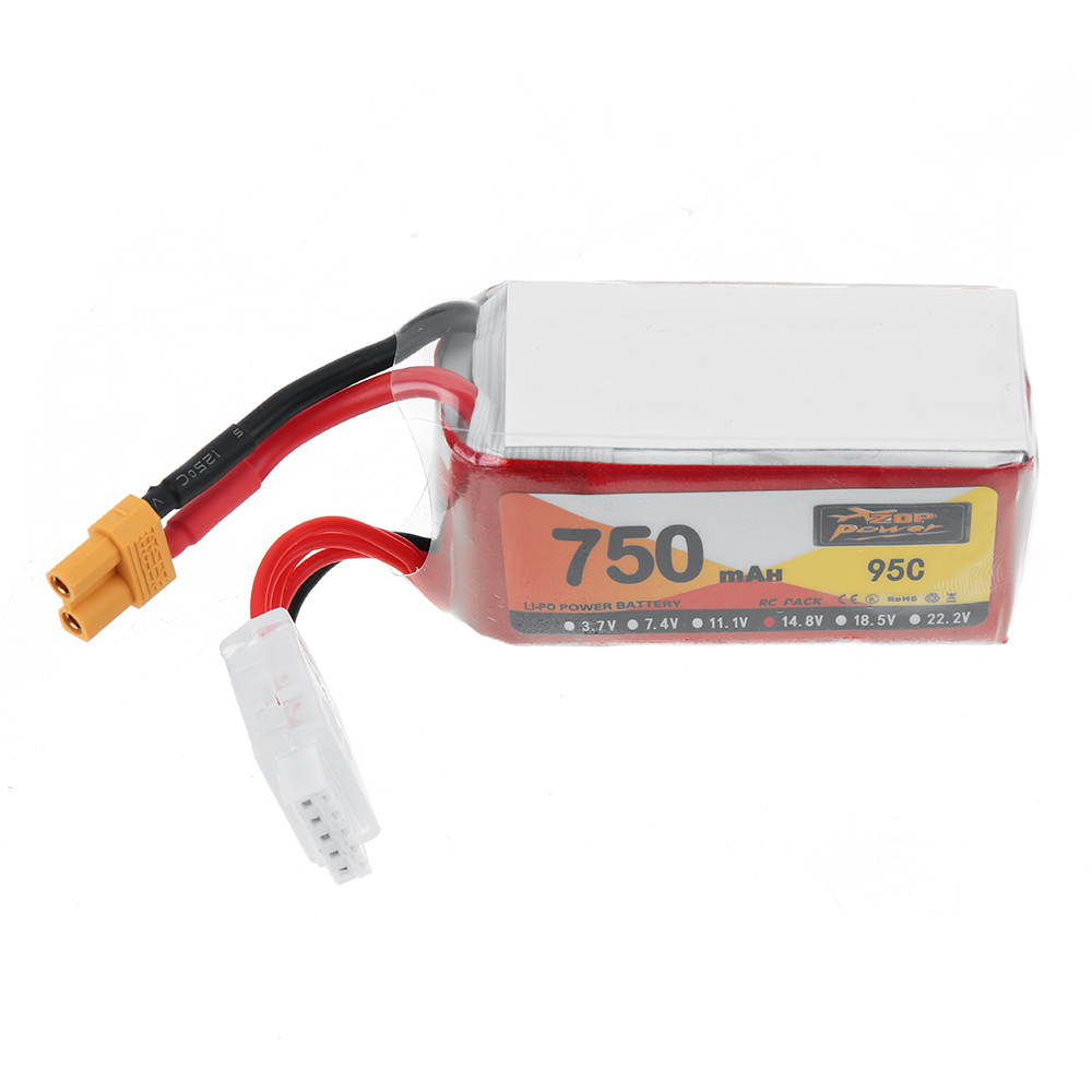 ZOPPOWER148V750mAh95C4SLiPoBatteryXT30PlugforSpeedyBeeBee35Crux35RCFPVRacingDrone-1980068-1