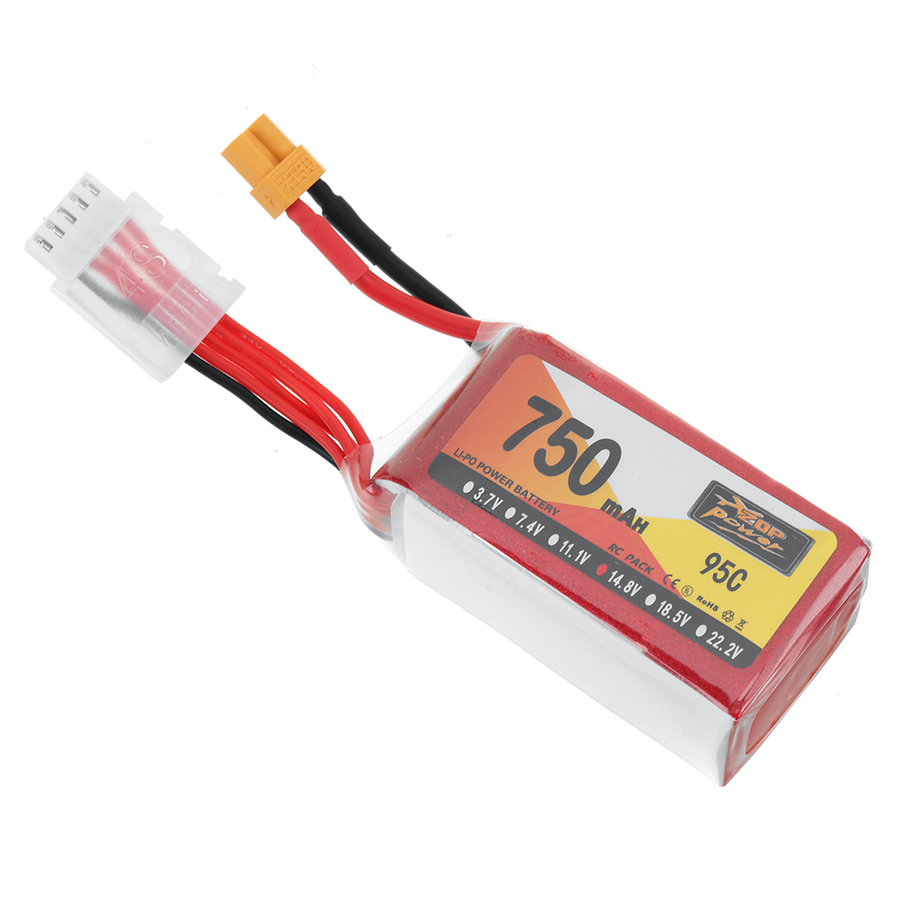 ZOPPOWER148V750mAh95C4SLiPoBatteryXT30PlugforSpeedyBeeBee35Crux35RCFPVRacingDrone-1980068-3
