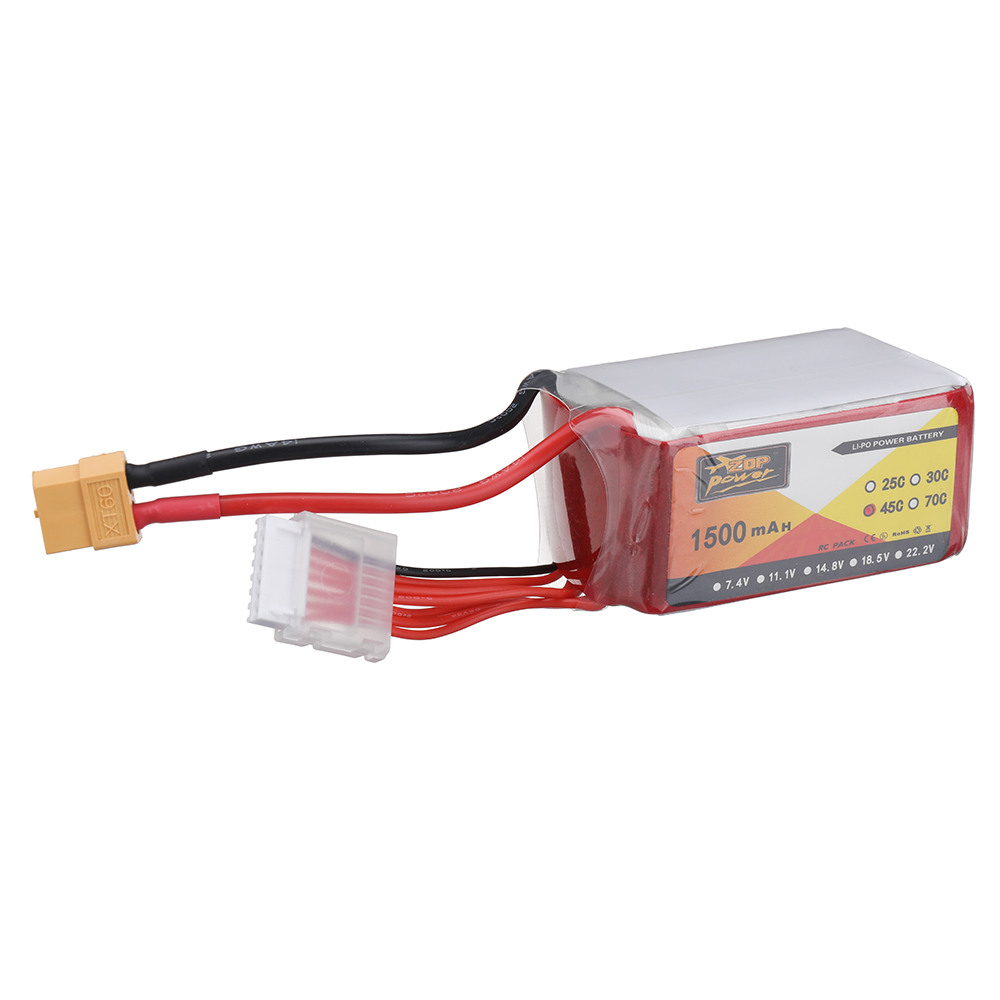 ZOPPOWER222V1500mAh45C6SLiPoBatteryXT60PlugforRCDrone-1980024-3