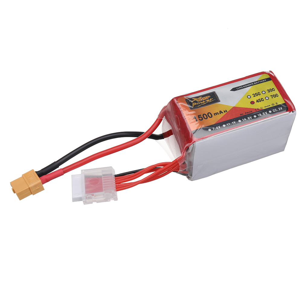 ZOPPOWER222V1500mAh45C6SLiPoBatteryXT60PlugforRCDrone-1980024-7