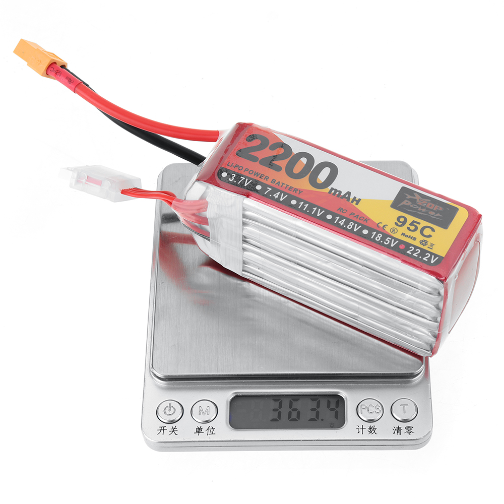 ZOPPOWER222V2200mAh95C6SLiPoBatteryXT60PlugforRCDrone-1979910-10
