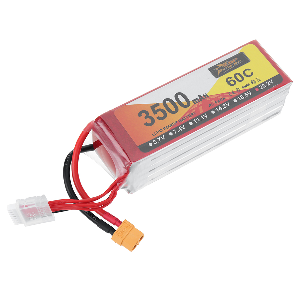 ZOPPOWER222V3500mAh60C6SLiPoBatteryXT30PlugforRCDrone-1980029-3