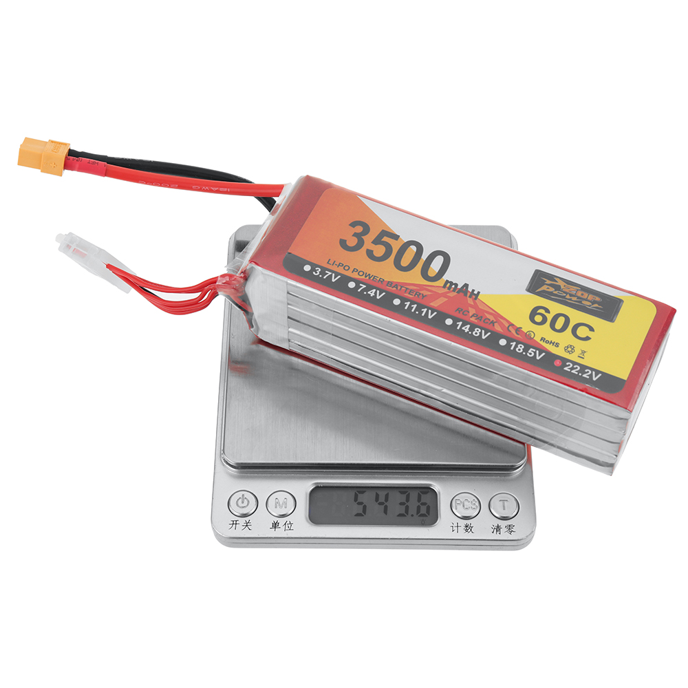 ZOPPOWER222V3500mAh60C6SLiPoBatteryXT30PlugforRCDrone-1980029-10