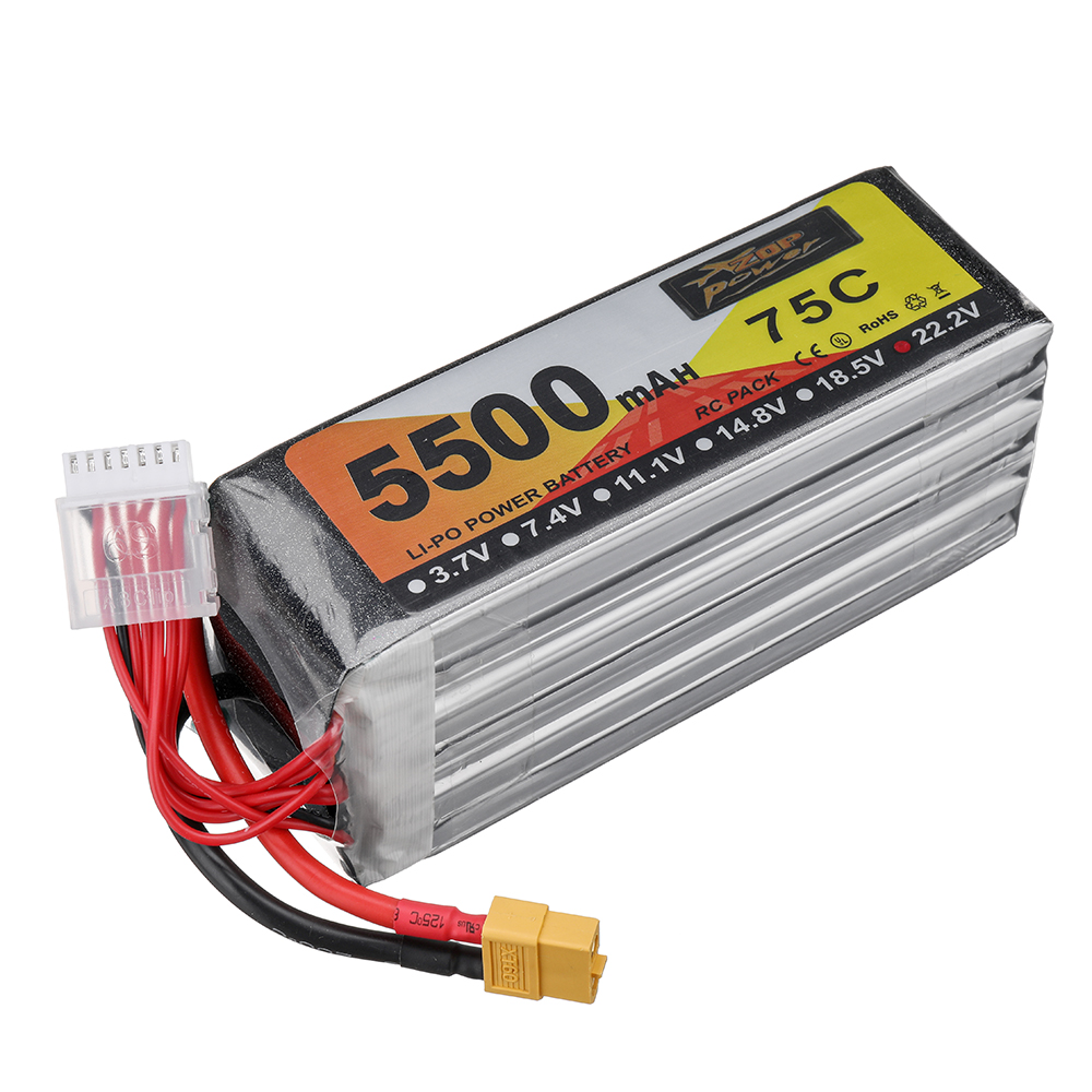 ZOPPOWER222V5500mAh75C6SLiPoBatteryXT60PlugforRCDrone-1984651-5