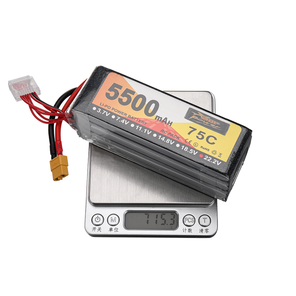 ZOPPOWER222V5500mAh75C6SLiPoBatteryXT60PlugforRCDrone-1984651-10