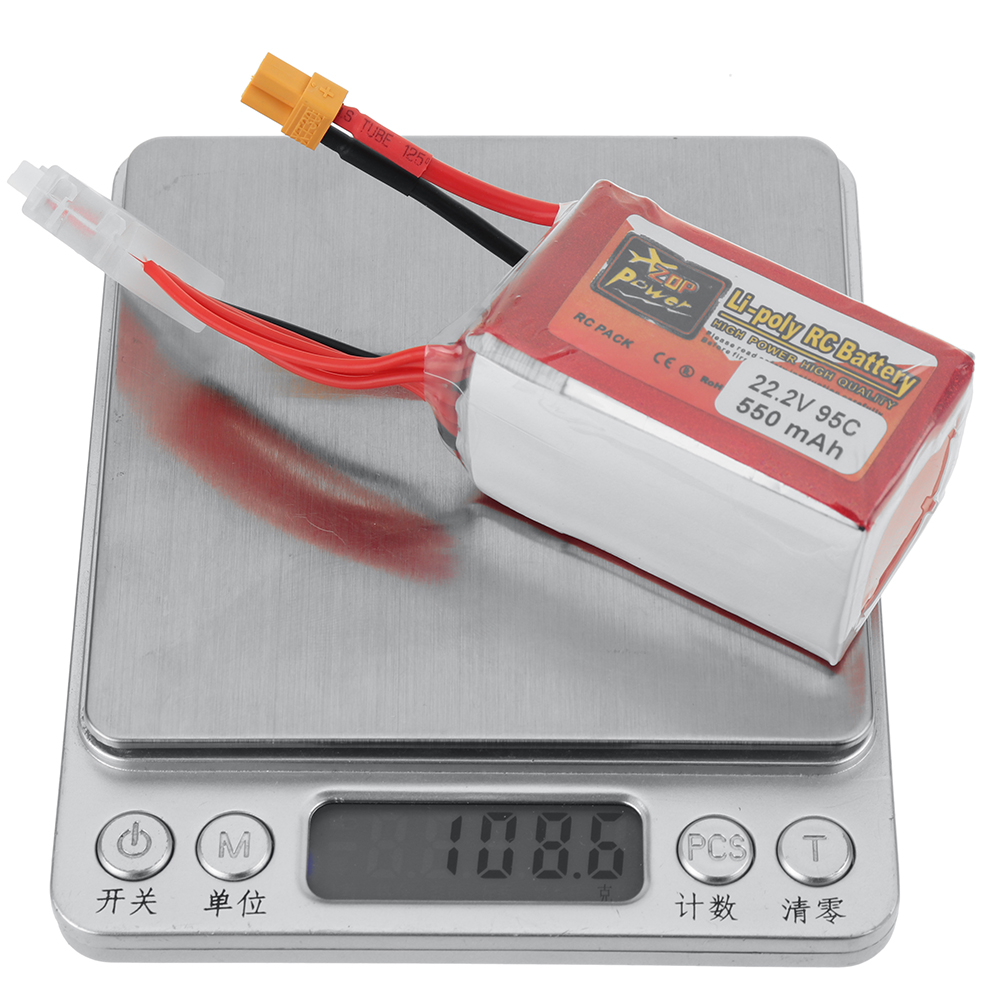 ZOPPOWER222V550mAh95C6SLiPoBatteryXT30PlugforRCDrone-1979937-10