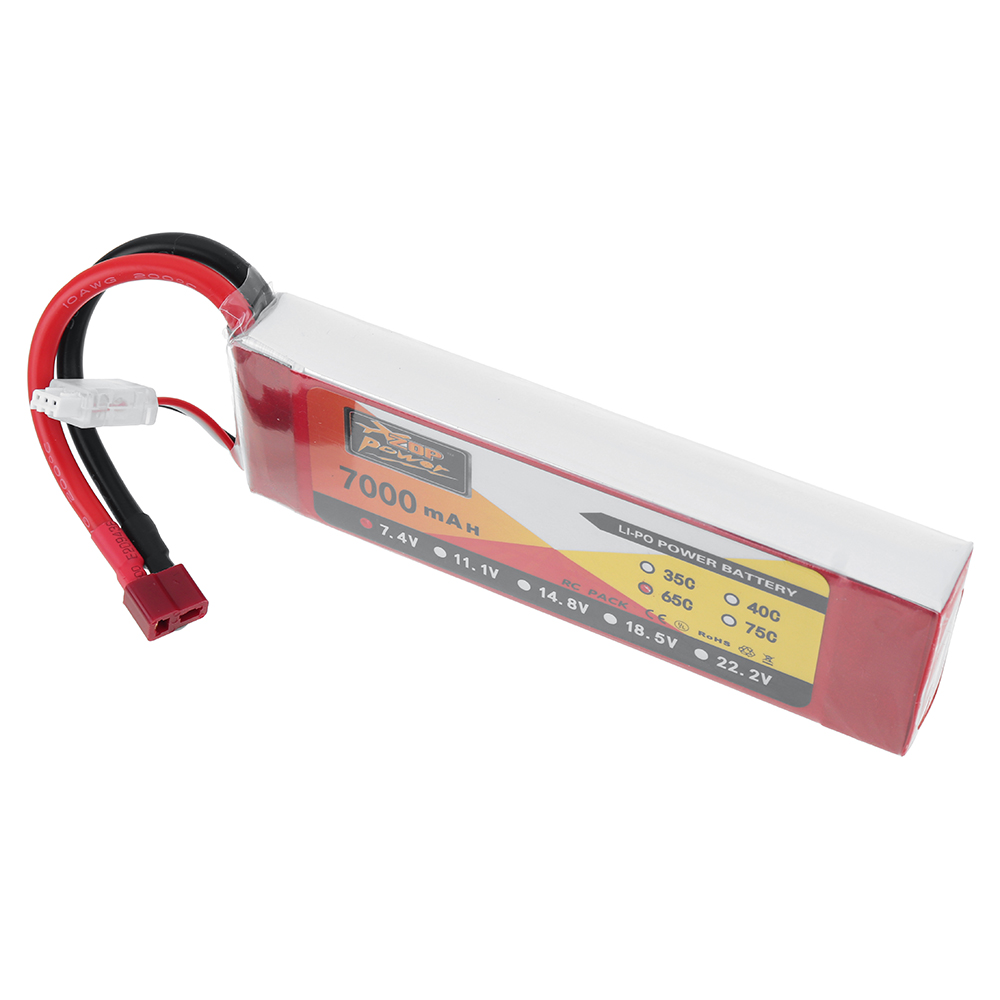 ZOPPOWER74V7000mAh65C2SLiPoBatteryTDeansPlugwithXT60AdapterPlugforRCDrone-1980058-2