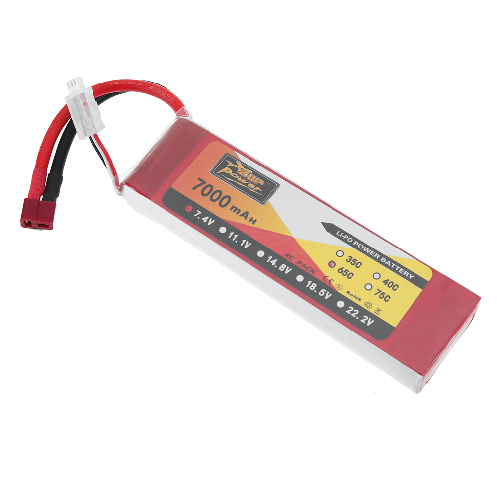 ZOPPOWER74V7000mAh65C2SLiPoBatteryTDeansPlugwithXT60AdapterPlugforRCDrone-1980058-3