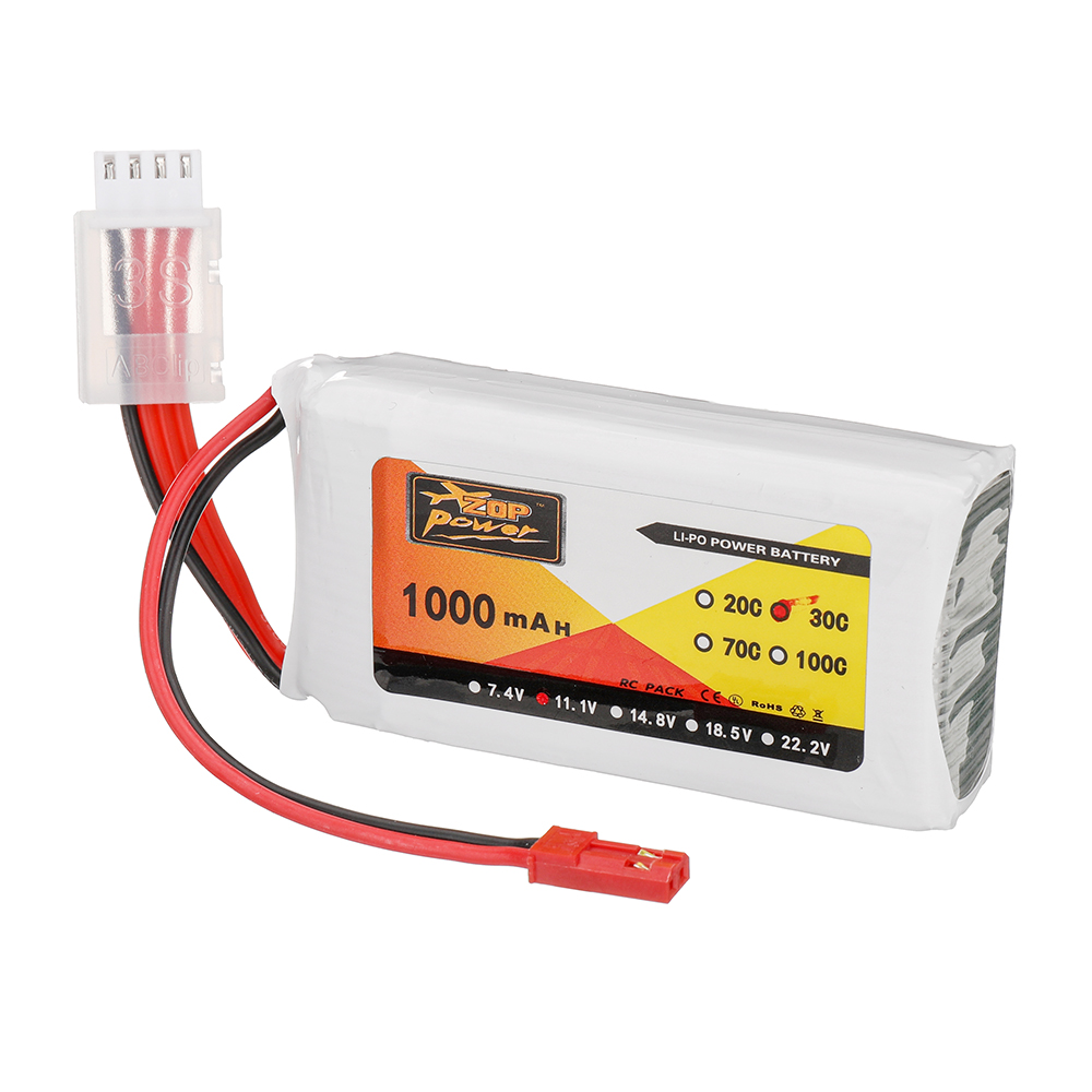ZOPPower111V1000mAh30C3SLiPoBatteryJSTPlugforRCDrone-1985552-3