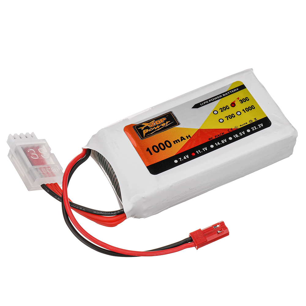ZOPPower111V1000mAh30C3SLiPoBatteryJSTPlugforRCDrone-1985552-4