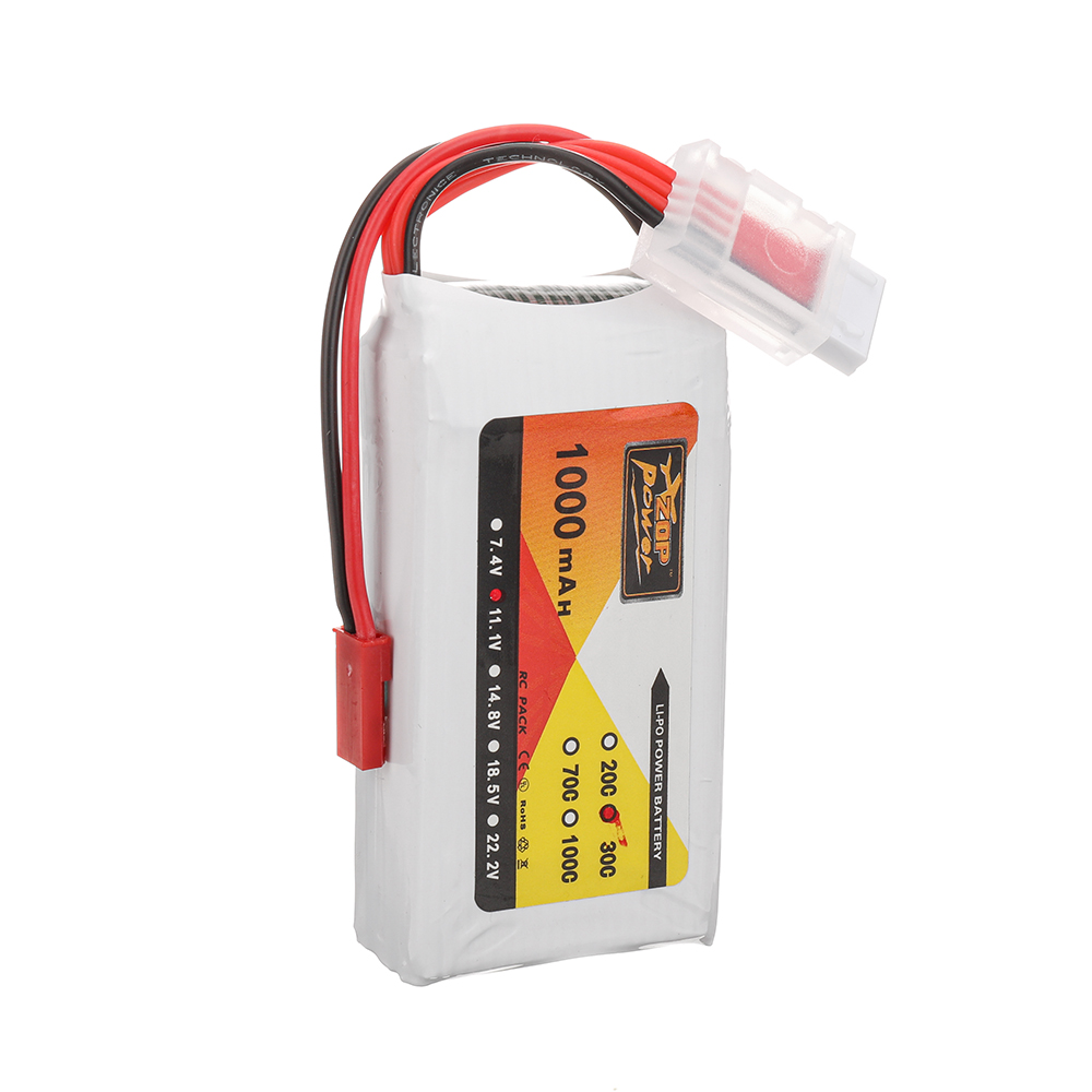 ZOPPower111V1000mAh30C3SLiPoBatteryJSTPlugforRCDrone-1985552-6
