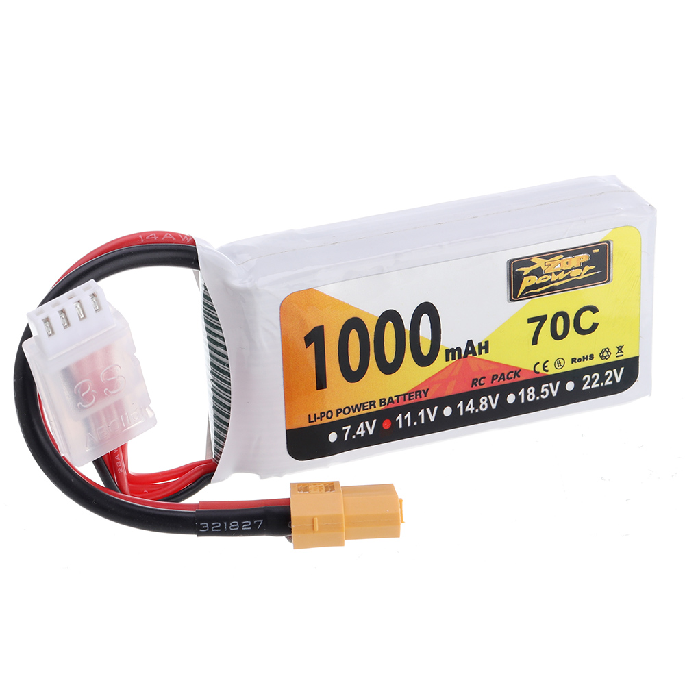 ZOPPower111V1000mAh70C3SLipoBatteryXT60PlugforJJRCM02RCAirplane-1641671-3