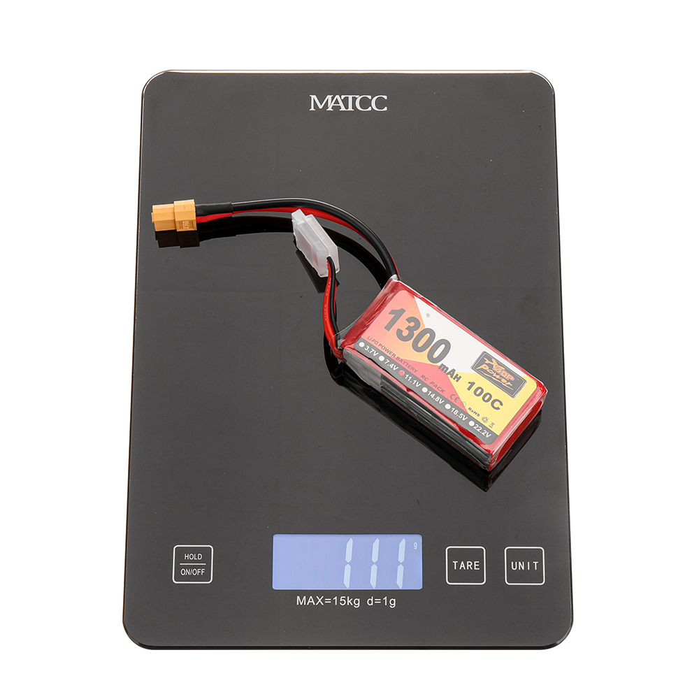 ZOPPower111V1300mAh100C3SLiPoBatteryXT60PlugforRCDrone-1986471-10