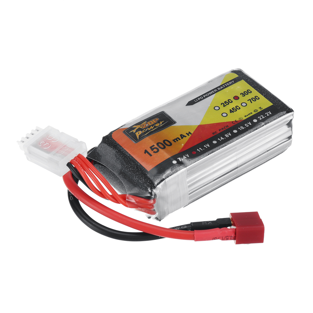 ZOPPower111V1500mAh30C3SLiPoBatteryTPlugforRCCar-1985529-5