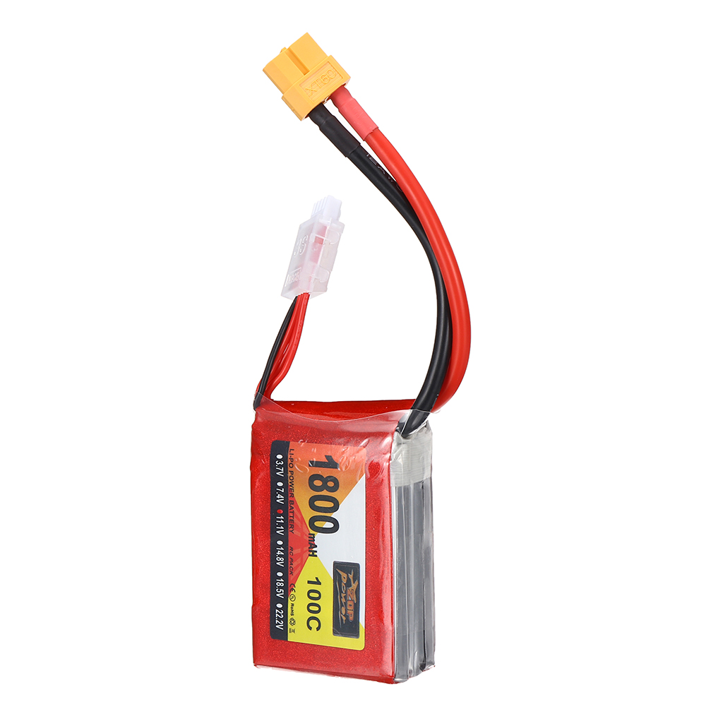 ZOPPower111V1800mAh100C3SLiPoBatteryXT60PlugforRCDrone-1969347-9