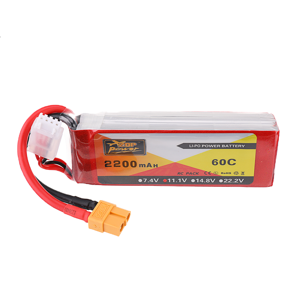 ZOPPower111V2200mAh60C3SLipoBatteryXT60PlugforRCQuadcopter-1655615-1