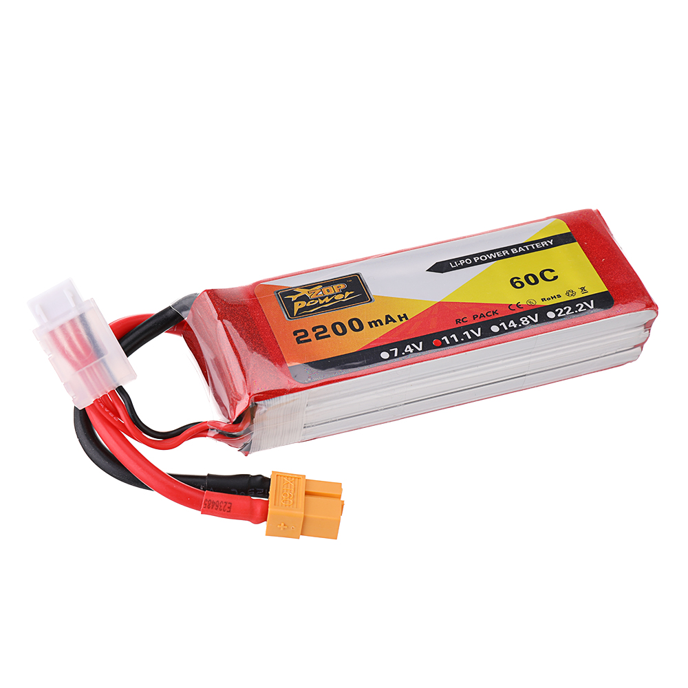 ZOPPower111V2200mAh60C3SLipoBatteryXT60PlugforRCQuadcopter-1655615-3