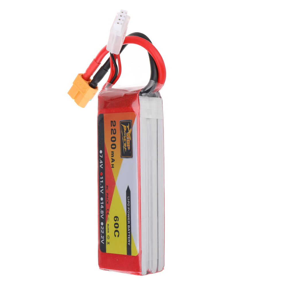 ZOPPower111V2200mAh60C3SLipoBatteryXT60PlugforRCQuadcopter-1655615-5