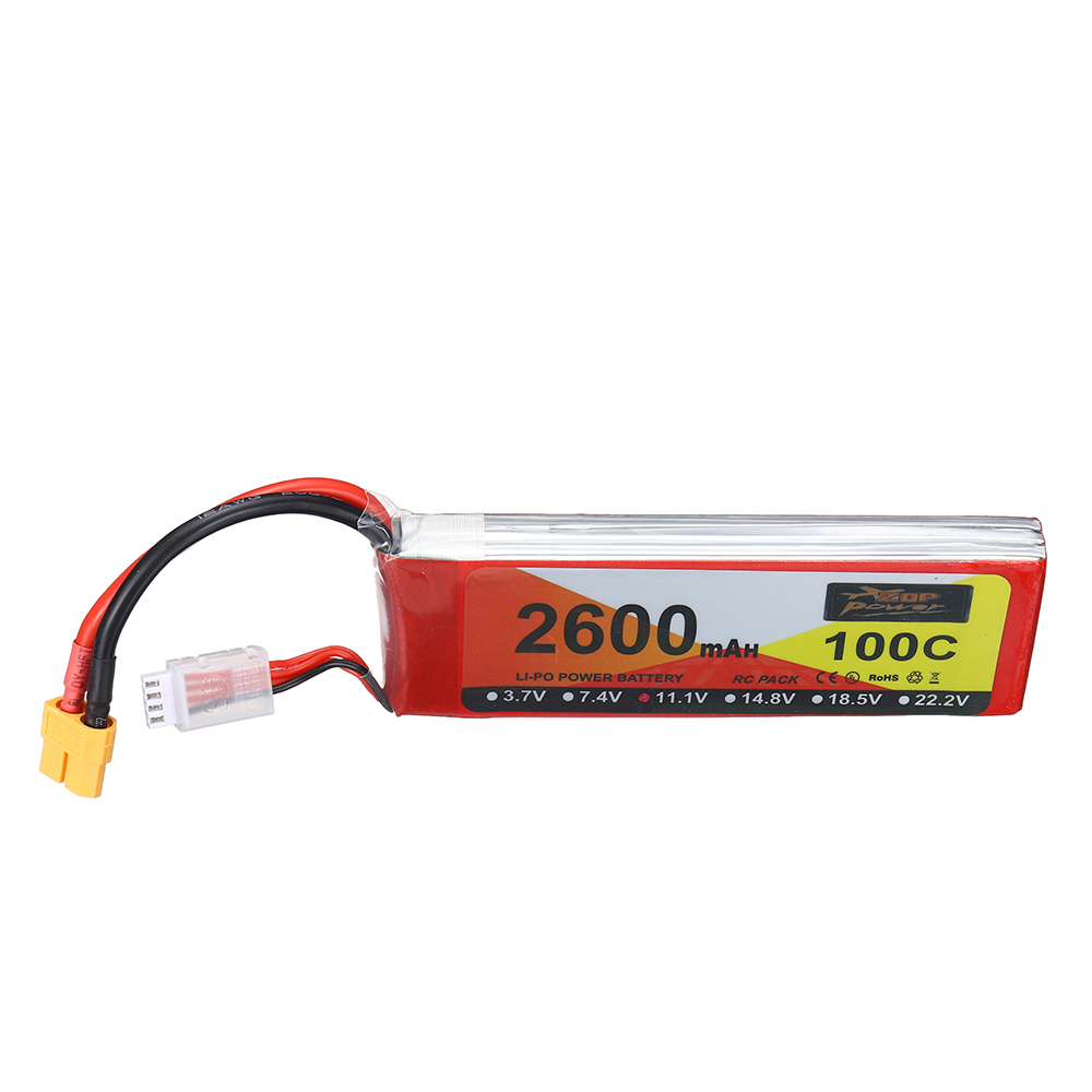 ZOPPower111V2600mAh100C3SLiPoBatteryXT60PlugforRCDrone-1972018-1