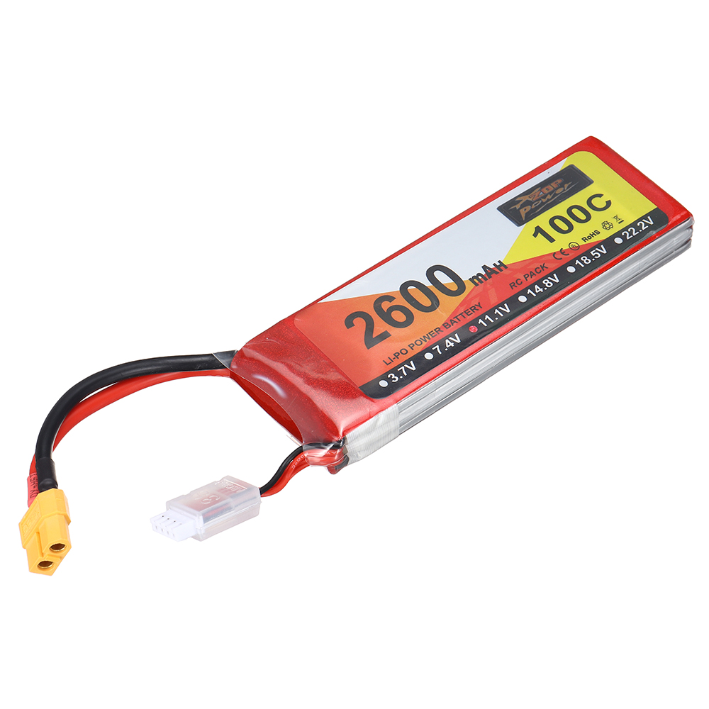 ZOPPower111V2600mAh100C3SLiPoBatteryXT60PlugforRCDrone-1972018-3