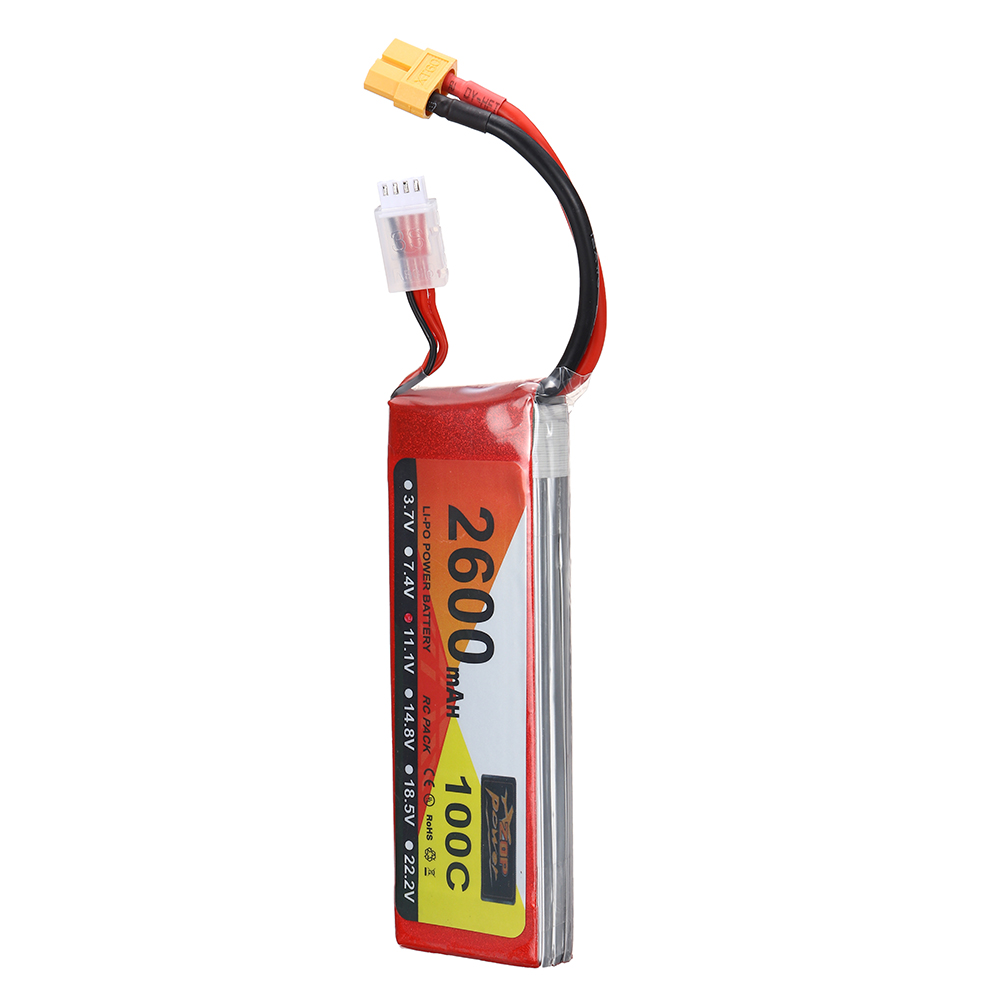 ZOPPower111V2600mAh100C3SLiPoBatteryXT60PlugforRCDrone-1972018-6