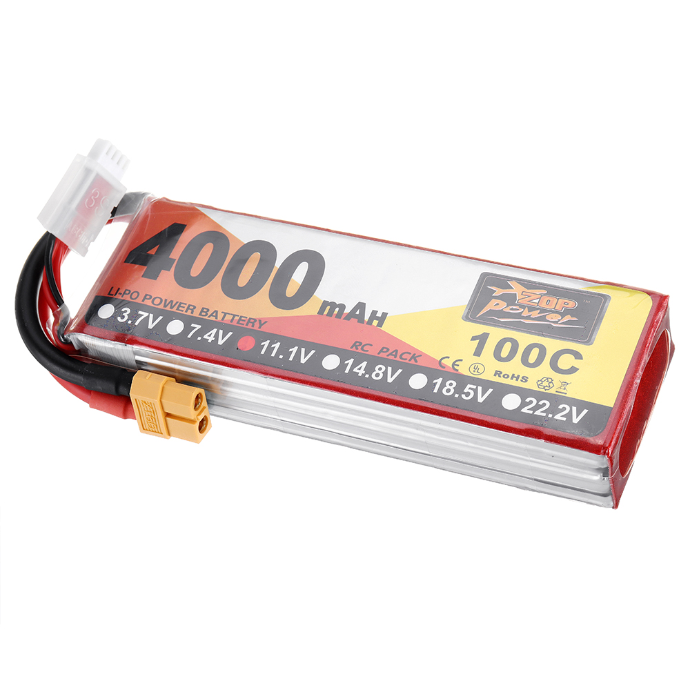 ZOPPower111V4000mAh100C3SLipoBatteryXT60PlugforRCRacingDrone-1681439-5