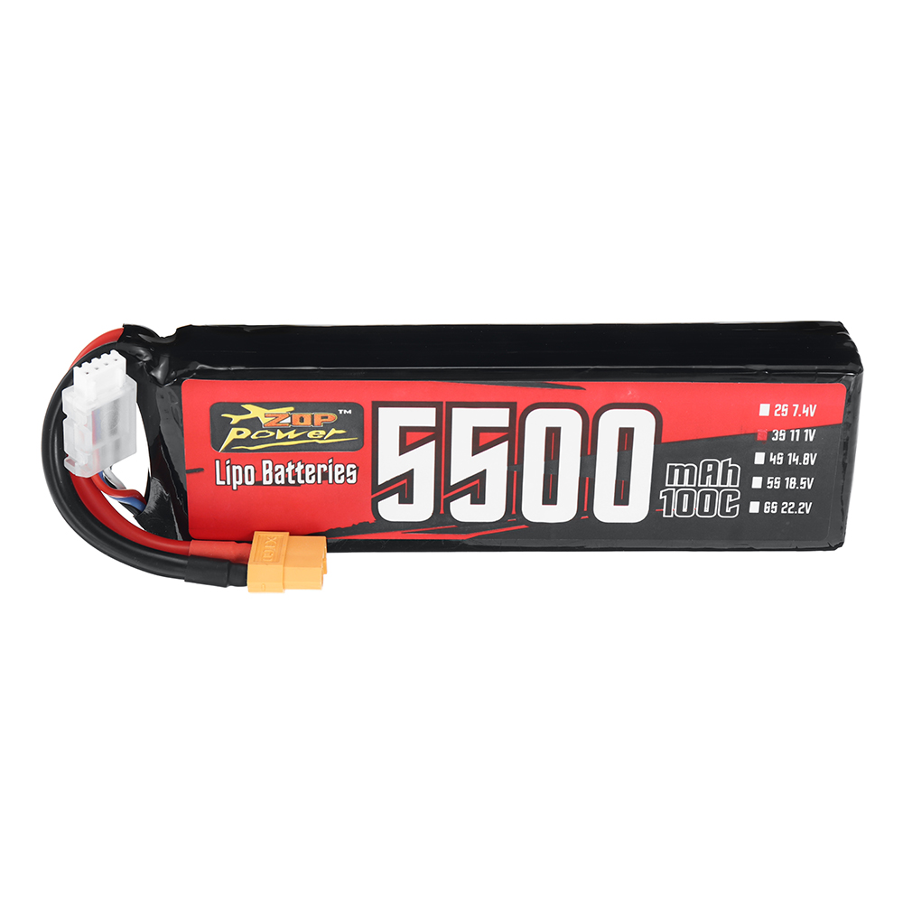 ZOPPower111V5500mAh100C3S6105WhLiPoBatteryXT60PlugforRCDrone-2003784-2
