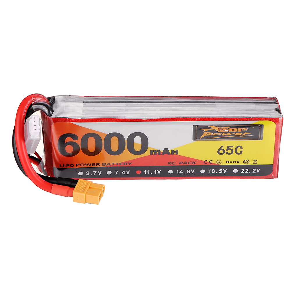 ZOPPower111V6000mAh65C3SLipoBatteryXT60PlugforRCDrone-1653139-1