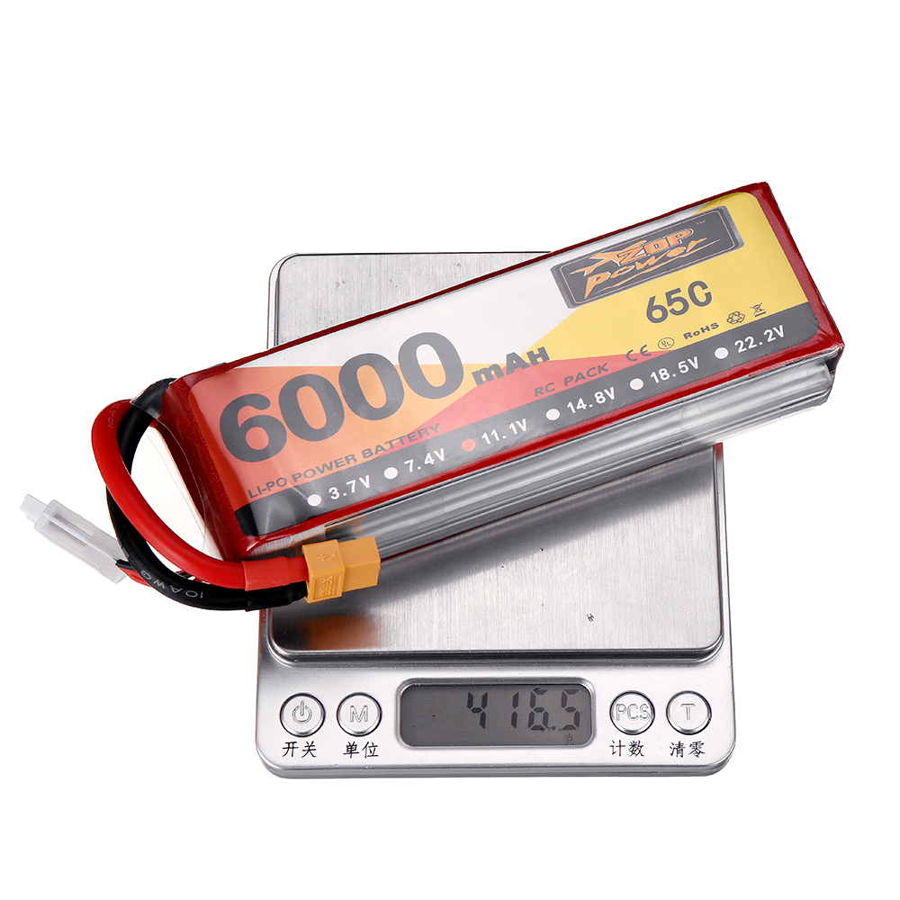 ZOPPower111V6000mAh65C3SLipoBatteryXT60PlugforRCDrone-1653139-11