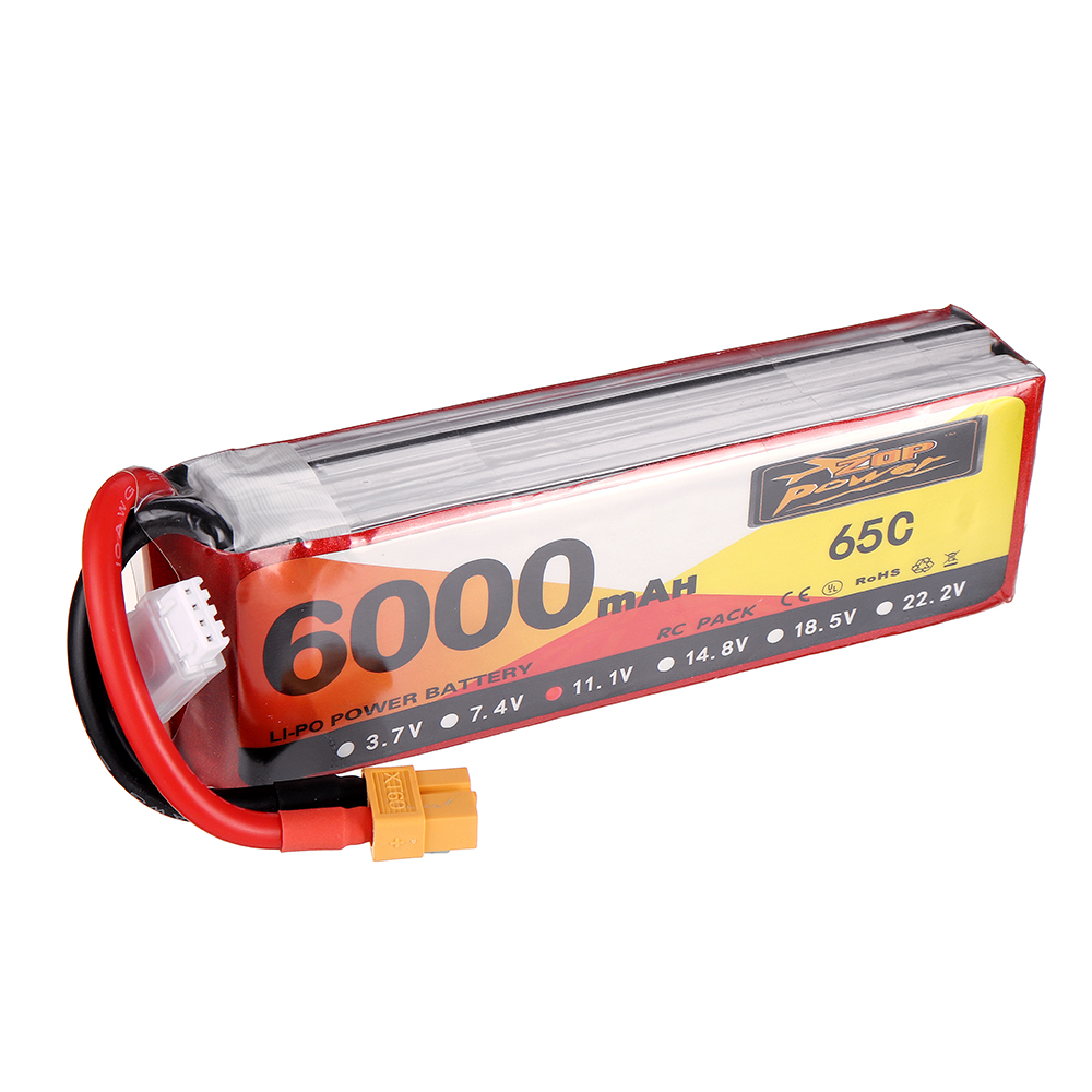 ZOPPower111V6000mAh65C3SLipoBatteryXT60PlugforRCDrone-1653139-3