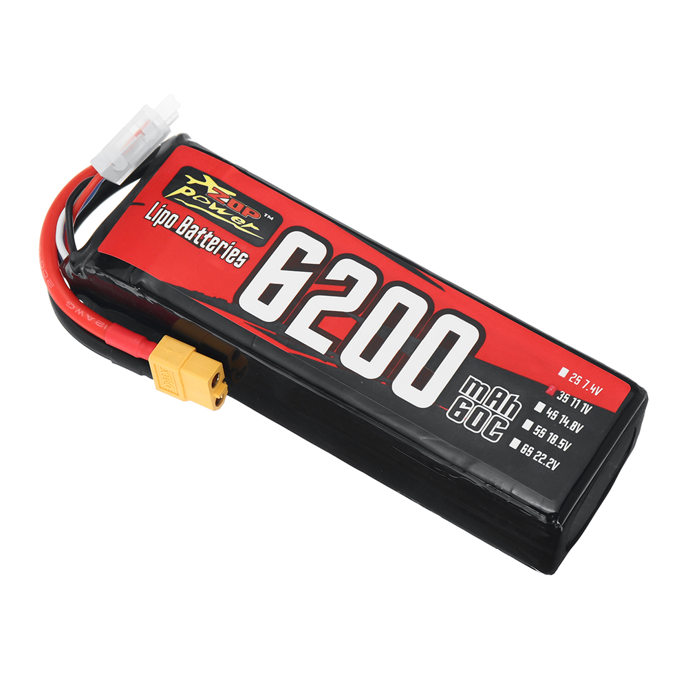 ZOPPower111V6200mAh60C3S6882WhLiPoBatteryXT60PlugforRCDrone-2003783-2