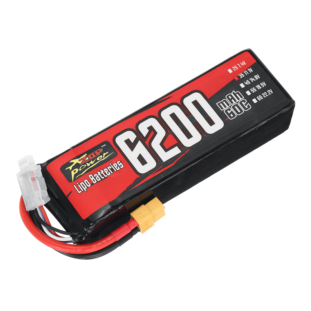 ZOPPower111V6200mAh60C3S6882WhLiPoBatteryXT60PlugforRCDrone-2003783-3