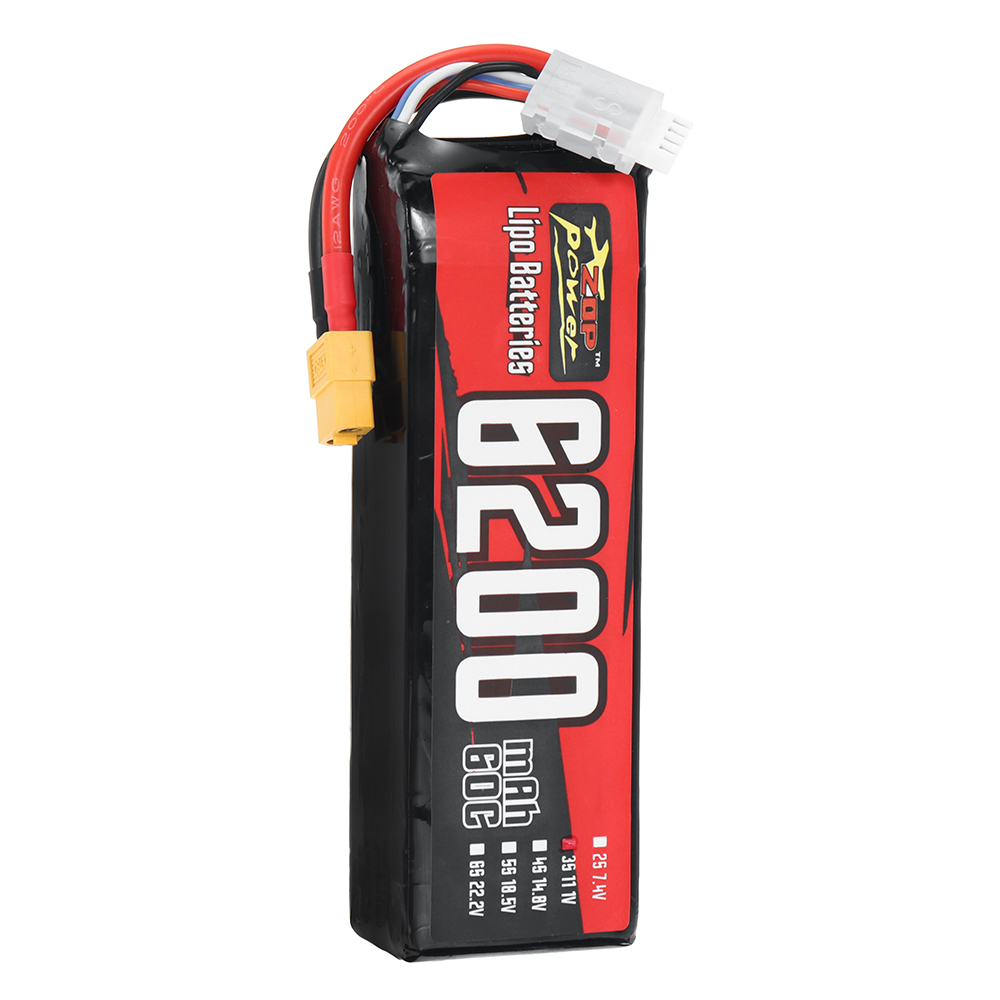 ZOPPower111V6200mAh60C3S6882WhLiPoBatteryXT60PlugforRCDrone-2003783-6