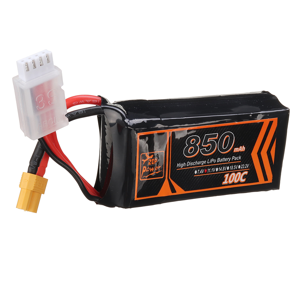 ZOPPower111V850mAh100C3SLipoBatteryXT30PlugforRCRacingDrone-1790267-2