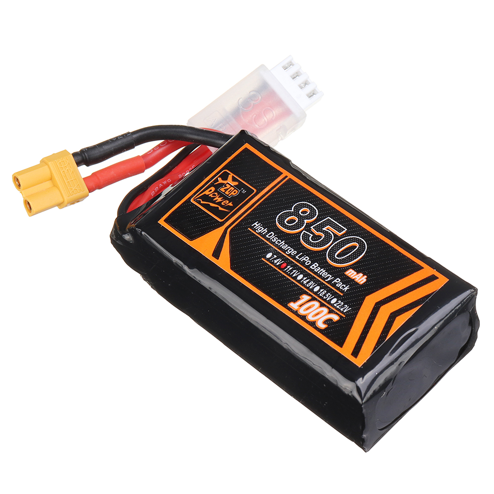 ZOPPower111V850mAh100C3SLipoBatteryXT30PlugforRCRacingDrone-1790267-6