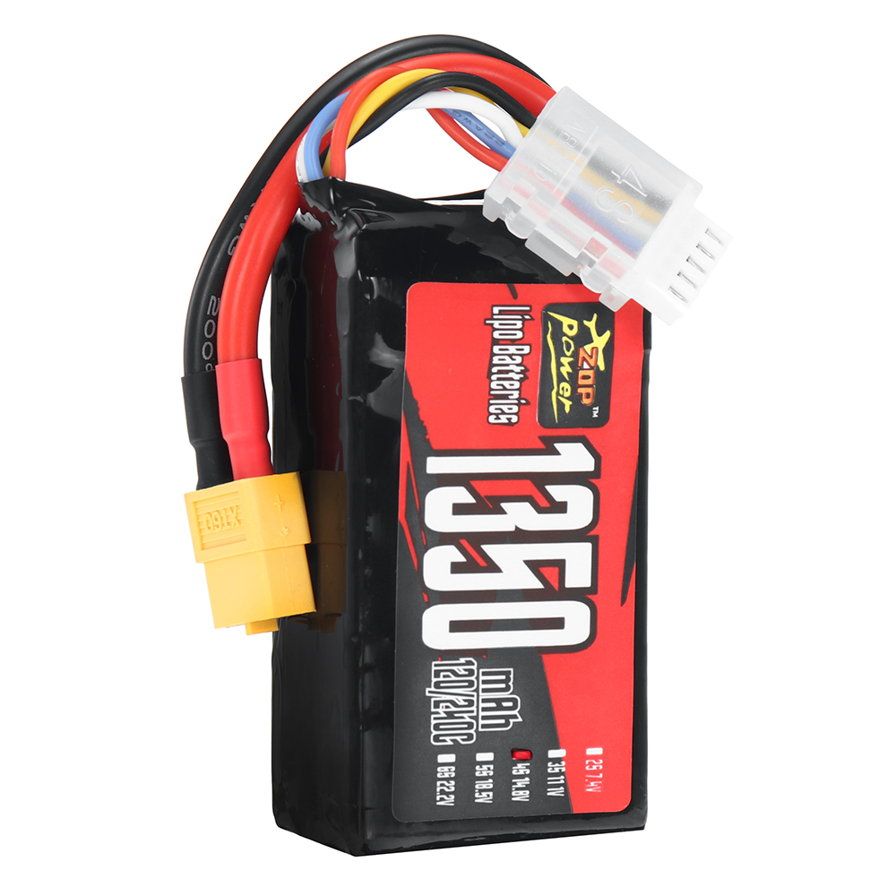 ZOPPower148V1350mAh120240C4S1998WhLiPoBatteryXT60PlugforRCDroneHelicopterQuadcopterAirplane-2003818-2