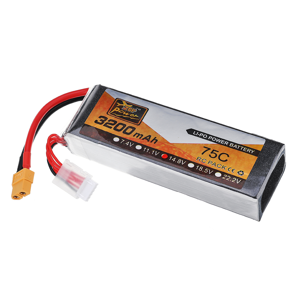 ZOPPower148V3200mAh75C4SLipoBatteryXT60PlugforRCAirplane-1548932-2