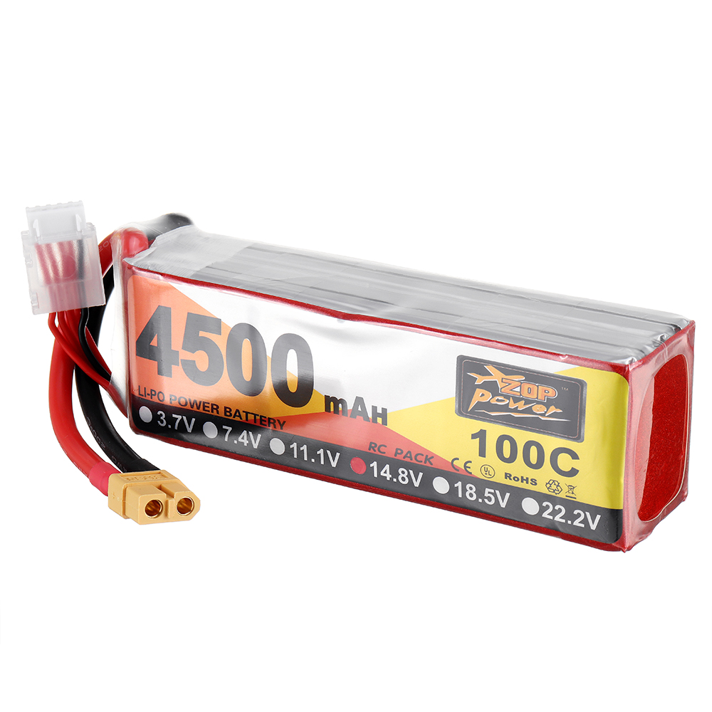 ZOPPower148V4500mAh100C4SLipoBatteryXT60PlugforFPVRCDrone-1681471-2