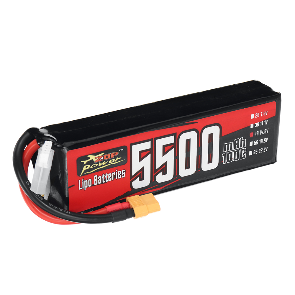 ZOPPower148V5500mAh100C4S814WhLiPoBatteryXT60PlugforRCFPVRacingDroneAirplaneHelicopterQuadcopter-2003819-5