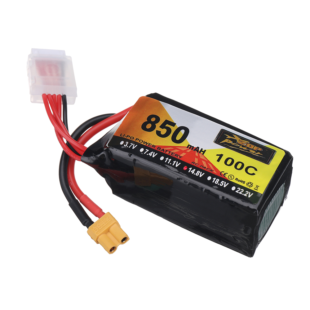 ZOPPower148V850mAh100C4SLiPoBatteryXT30PlugforRCDrone-1978403-8