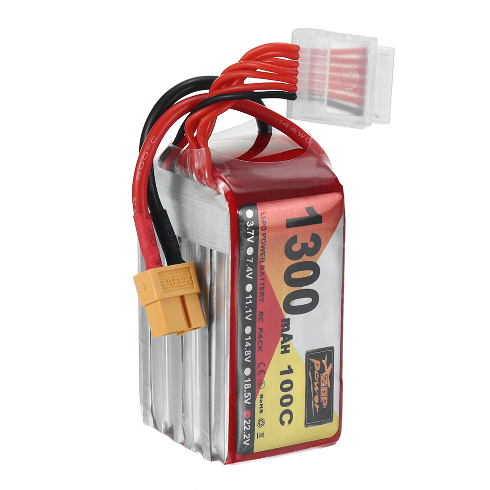 ZOPPower222V1300mAh100C6SLiPoBatteryXT60PlugforGeprcCinelog35V2DarwinfpvHulkRCFPVRacingDrone-1985493-6