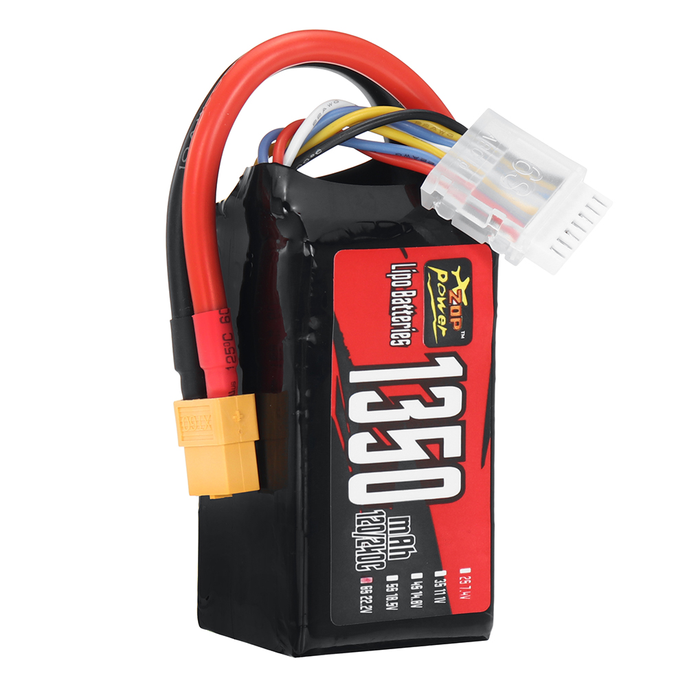 ZOPPower222V1350mAh120240C6S2997WhLiPoBatteryXT60PlugforSpeedyBeeMaster5V2RCFPVRacingDrone-2003820-7