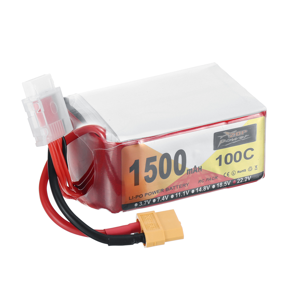 ZOPPower222V1500mAh100C6SLiPoBatteryXT60PlugforSpeedyBeeMaster5V2RCFPVRacingDrone-1985483-2