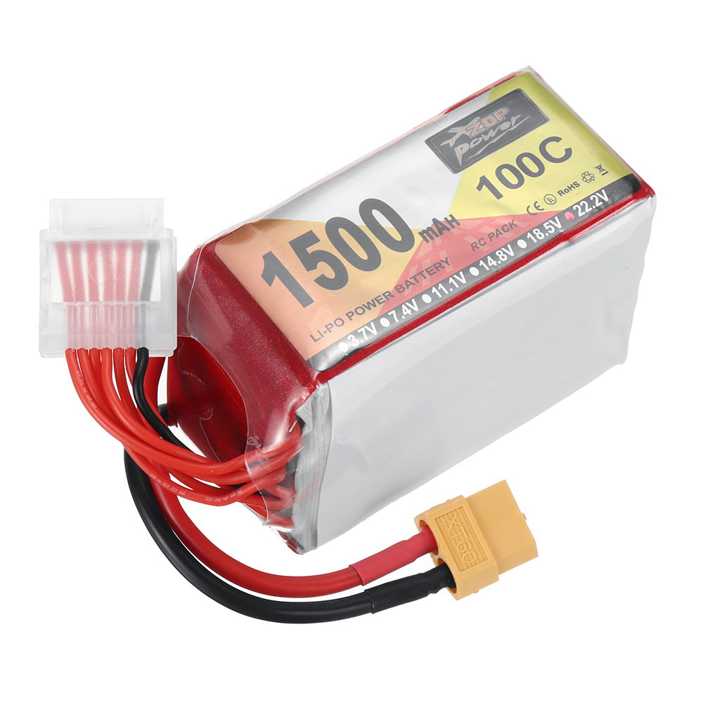 ZOPPower222V1500mAh100C6SLiPoBatteryXT60PlugforSpeedyBeeMaster5V2RCFPVRacingDrone-1985483-4