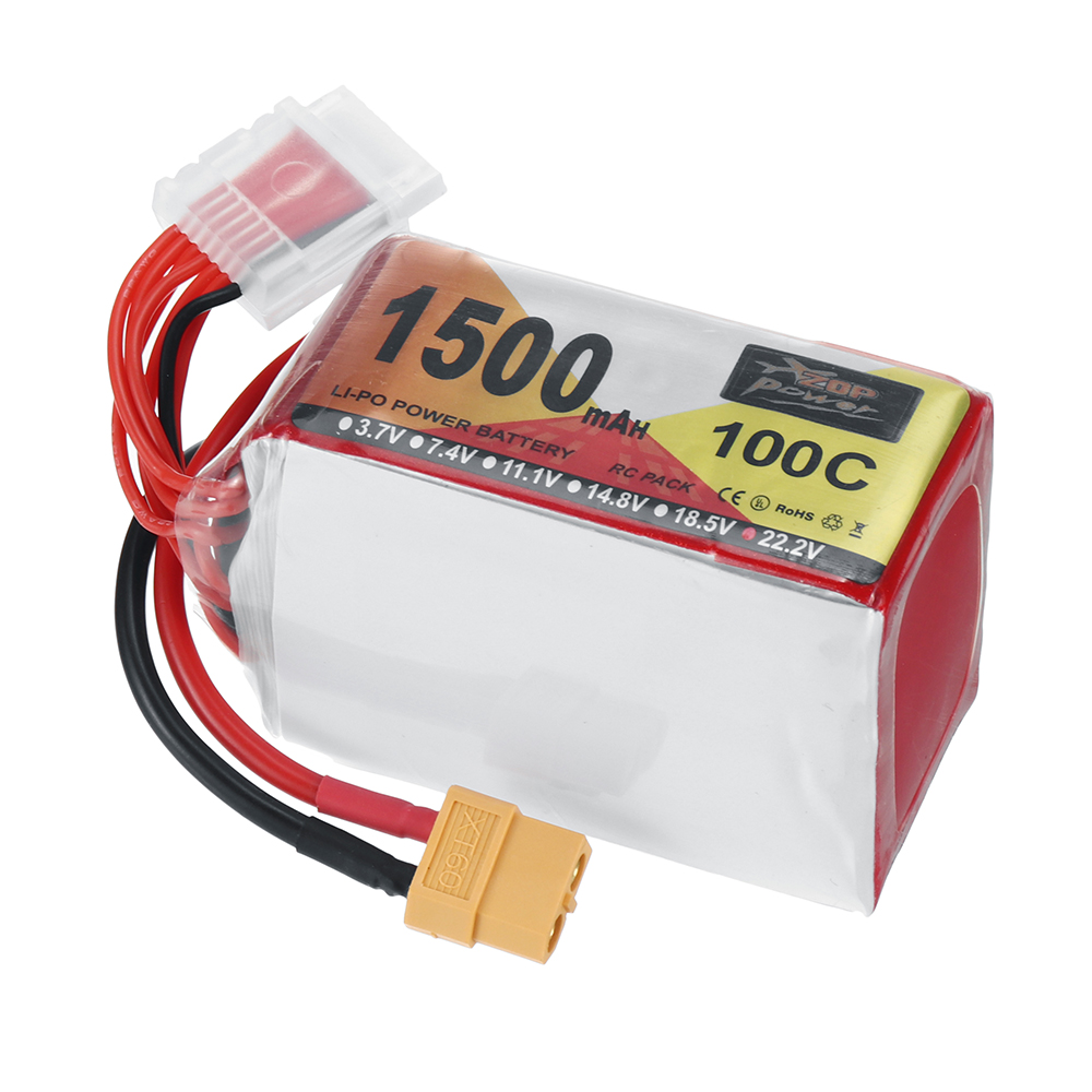 ZOPPower222V1500mAh100C6SLiPoBatteryXT60PlugforSpeedyBeeMaster5V2RCFPVRacingDrone-1985483-5